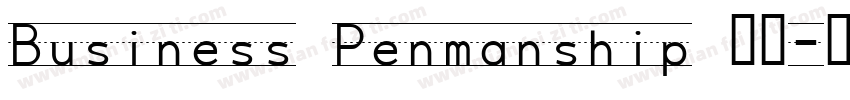 Business Penmanship 草书字体转换